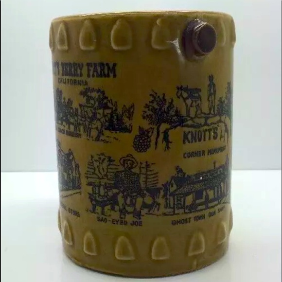 KNOTTS BERRY FARM Vtg 1940-50’s Revolver Gun Mug - Picture 10 of 12